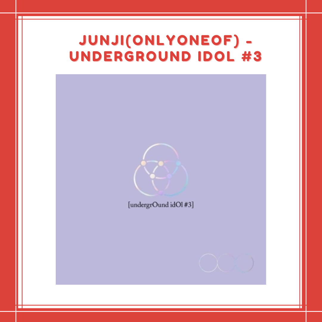 [PREORDER] JUNJI(ONLYONEOF) - undergrOund idOl #3