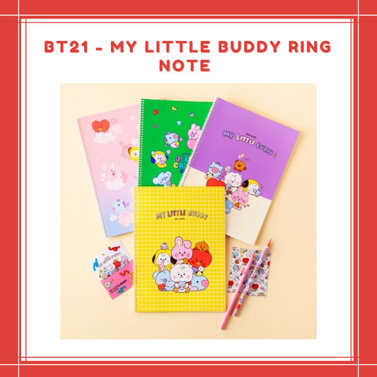 [PREORDER] BT21 - MY LITTLE BUDDY RING NOTE