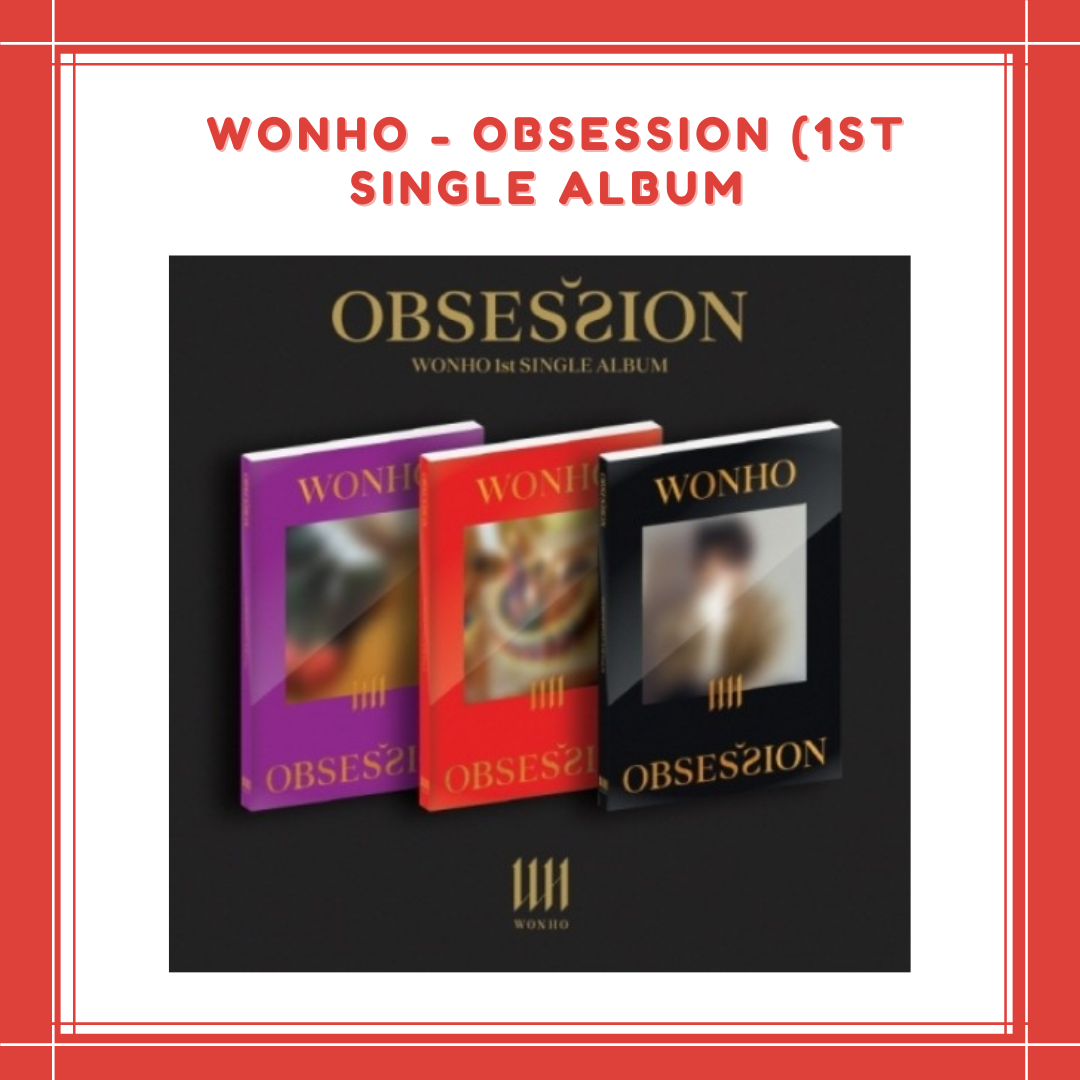 [PREORDER] WONHO - OBSESSION (1ST SINGLE ALBUM)