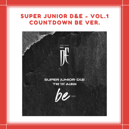 [PREORDER] SUPER JUNIOR D&E - VOL.1 COUNTDOWN BE VER.