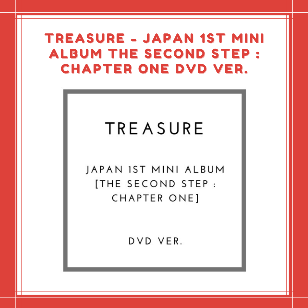 [PREORDER] TREASURE JAPAN 1ST MINI ALBUM THE SECOND STEP : CHAPTER ONE DVD VER.