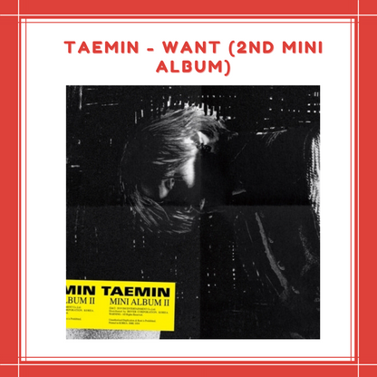 [PREORDER] TAEMIN - WANT (2ND MINI ALBUM)