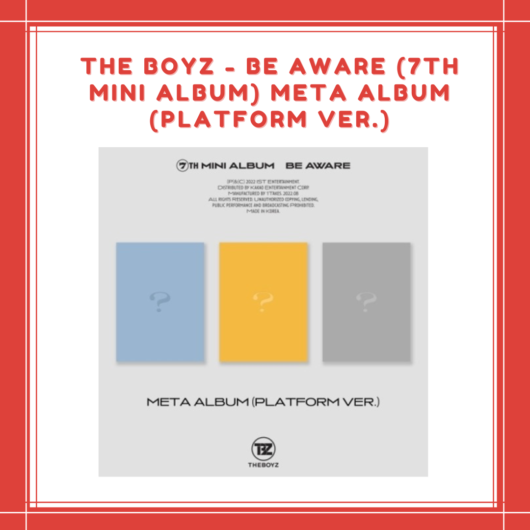 [PREORDER] THE BOYZ - BE AWARE (7TH MINI ALBUM) META ALBUM (PLATFORM VER.)