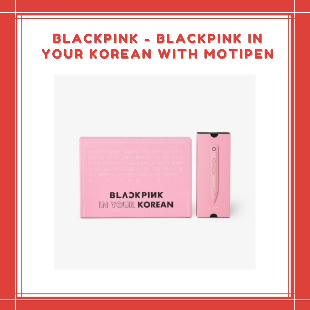 [PREORDER] BLACKPINK - BLACKPINK IN YOUR KOREAN WITH MOTIPEN
