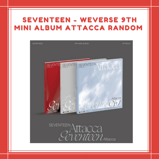 [PREORDER] SEVENTEEN - WEVERSE 9TH MINI ALBUM ATTACCA RANDOM