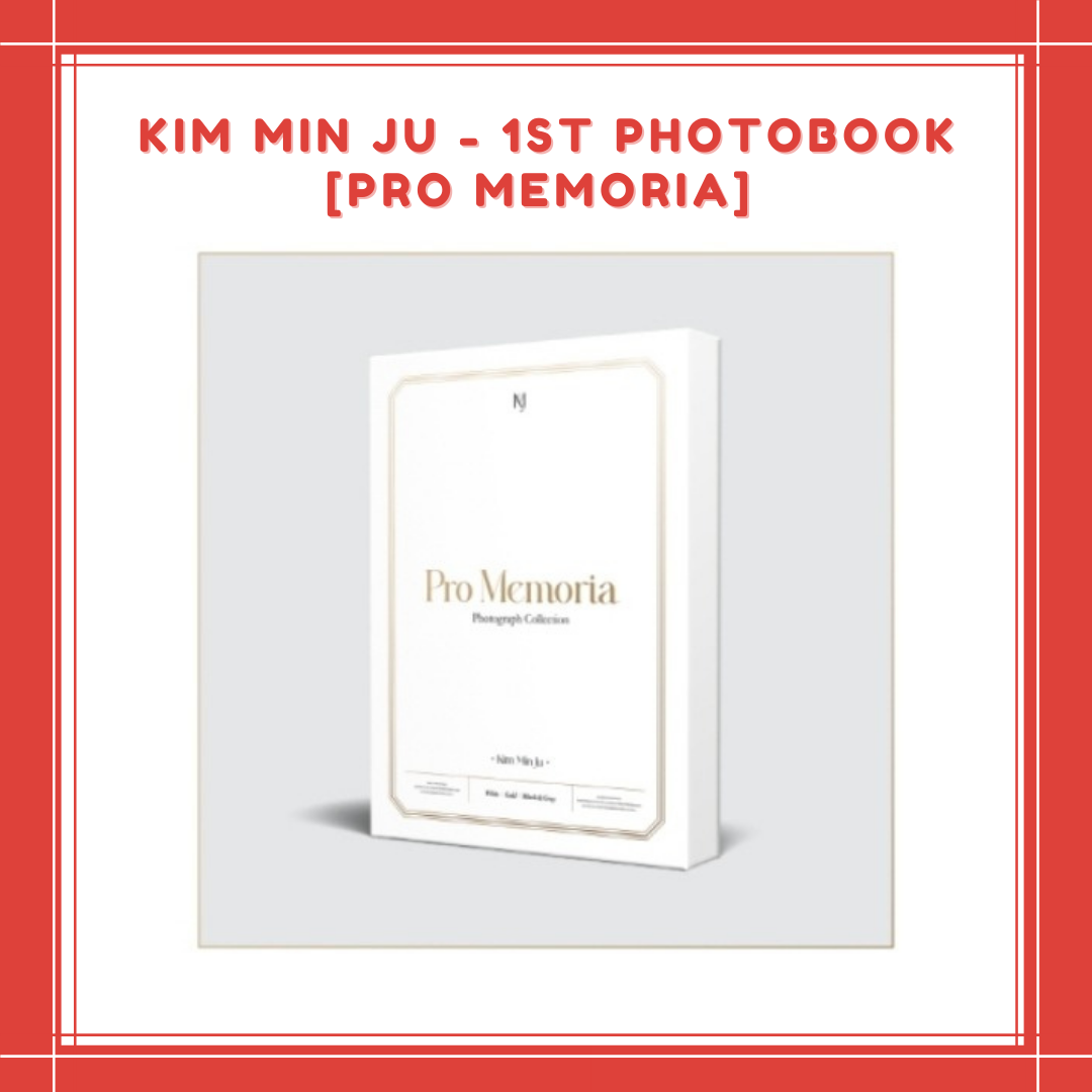 [PREORDER] KIM MIN JU - 1ST PHOTOBOOK [PRO MEMORIA]