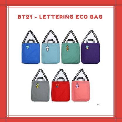 [PREORDER] BT21 - LETTERING ECO BAG