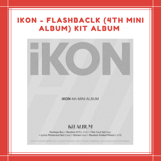 [PREORDER]  IKON - FLASHBACLK (4TH MINI ALBUM) KIT ALBUM