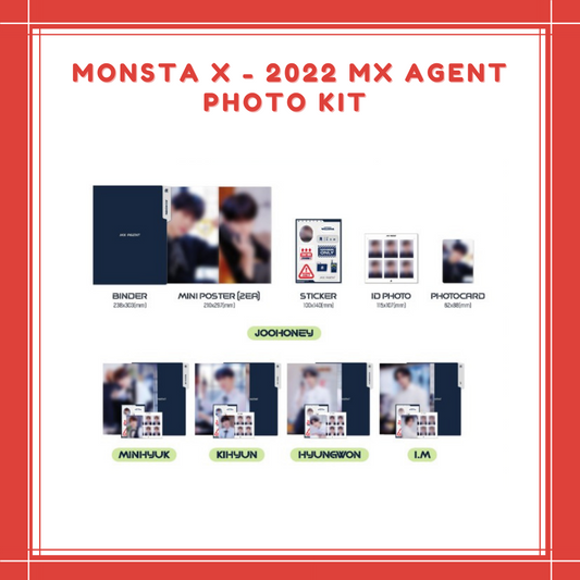 [PREORDER] MONSTA X - 2022 MX AGENT PHOTO KIT