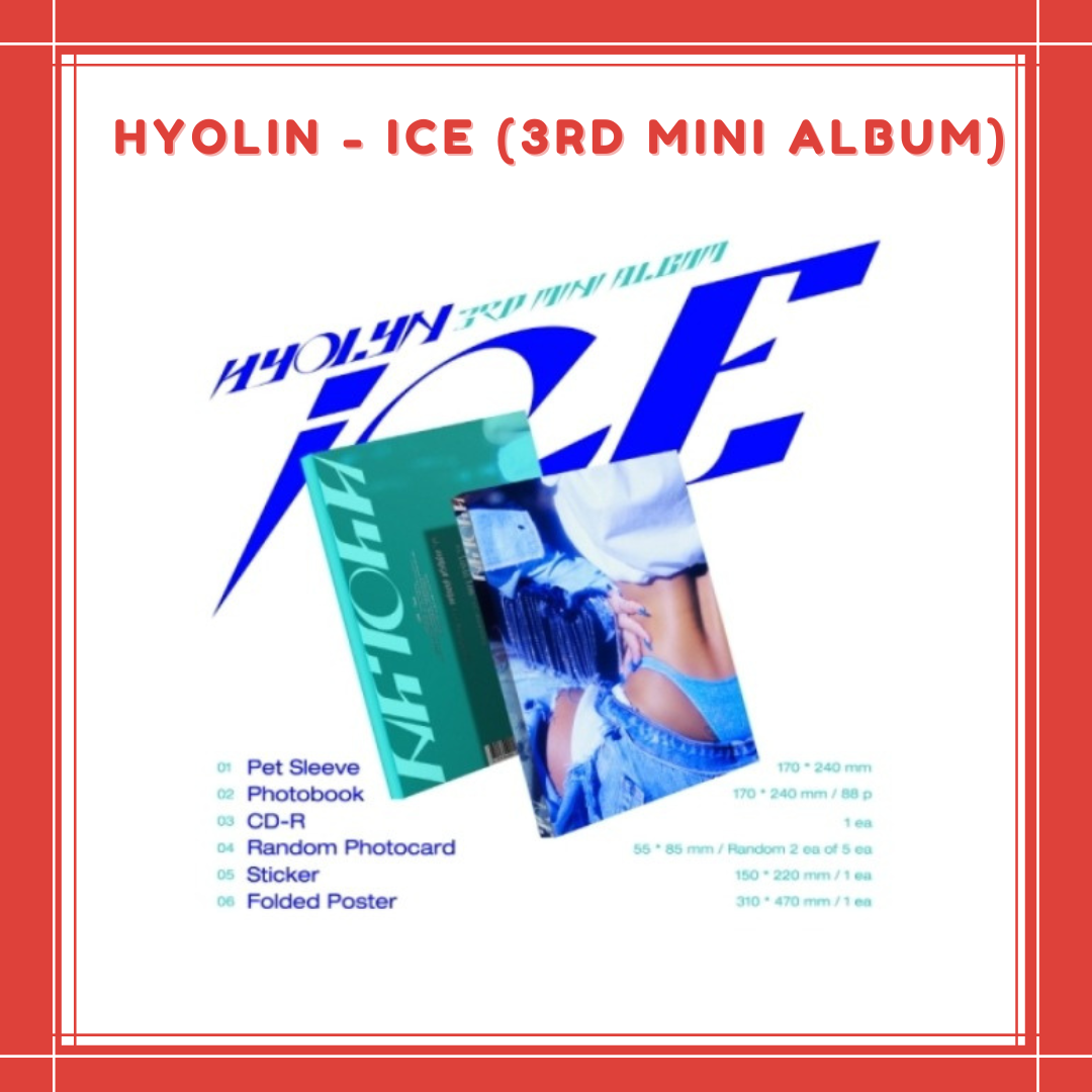 [PREORDER] HYOLIN - iCE (3RD MINI ALBUM)