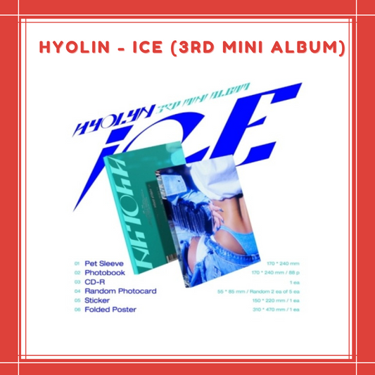 [PREORDER] HYOLIN - iCE (3RD MINI ALBUM)