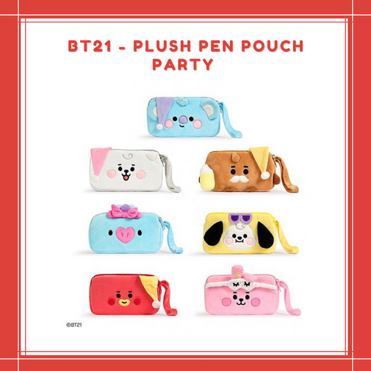 [PREORDER] BT21 - PLUSH PEN POUCH PARTY