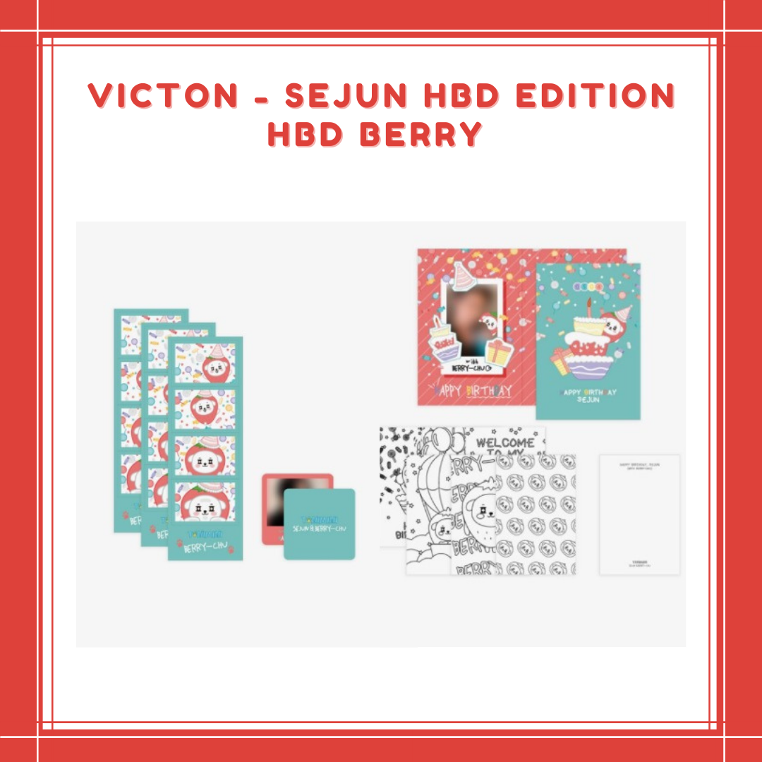 [PREORDER] VICTON - SEJUN HBD EDITION HBD BERRY CHU