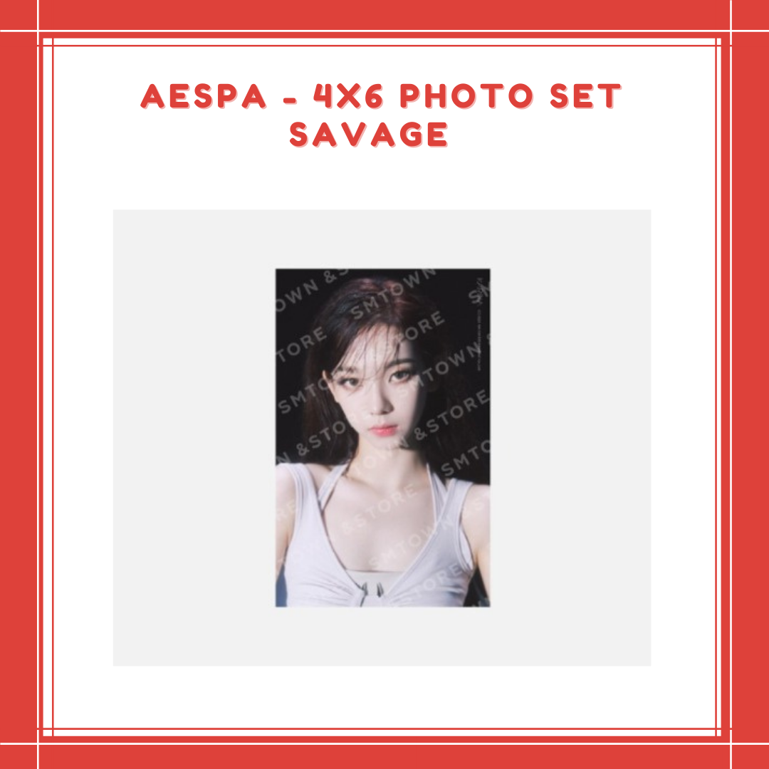 [PREORDER] AESPA - 4X6 PHOTO SET SAVAGE