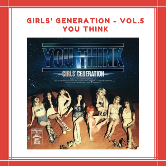 [PREORDER] GIRLS' GENERATION - VOL.5 YOU THINK