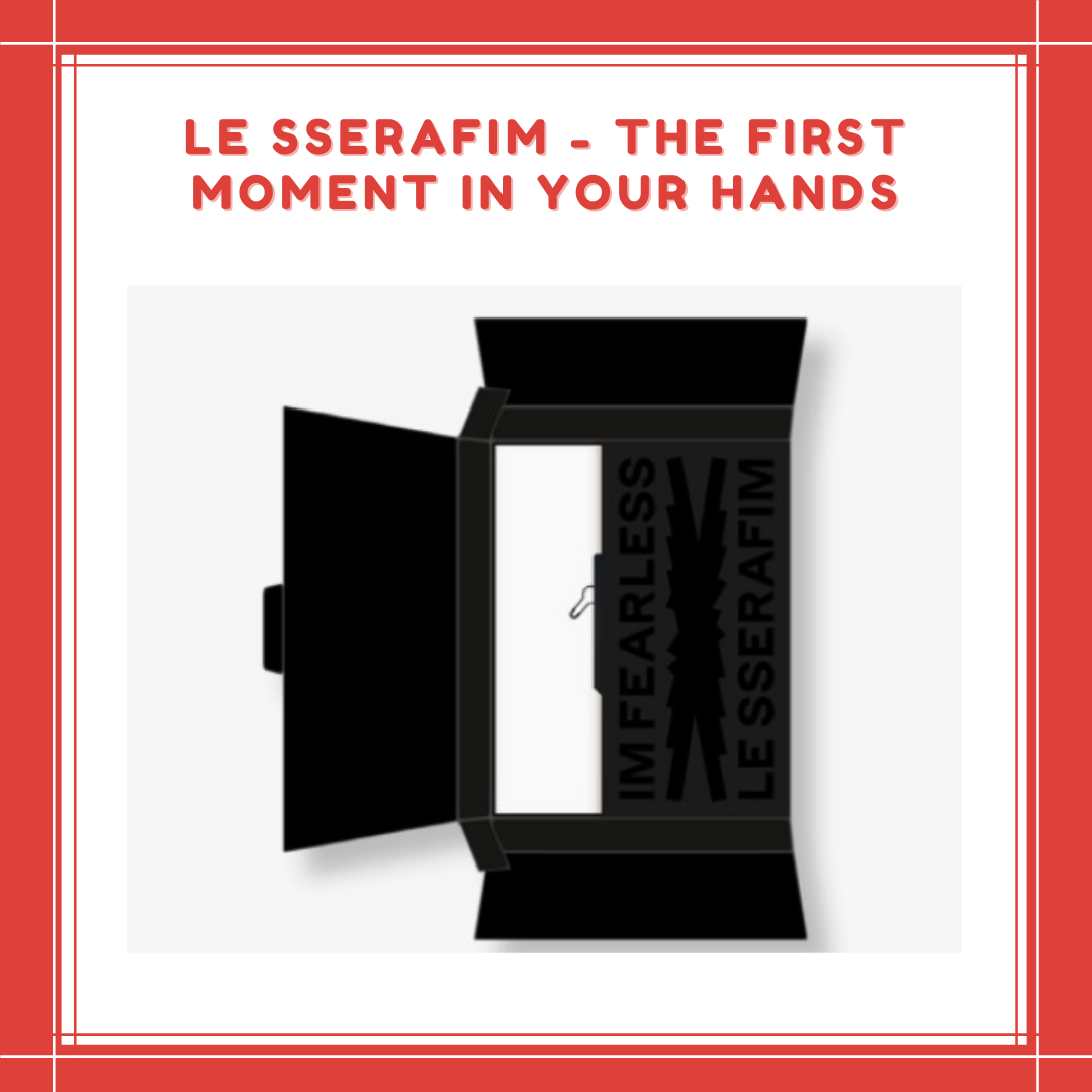 [PREORDER] LE SSERAFIM - THE FIRST MOMENT IN YOUR HANDS