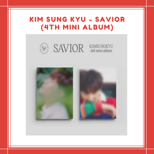 [PREORDER] KIM SUNG KYU - SAVIOR (4TH MINI ALBUM