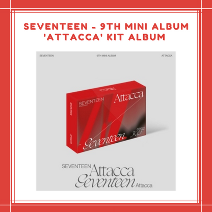 [PREORDER] SEVENTEEN - 9TH MINI ALBUM 'ATTACCA' KIT ALBUM