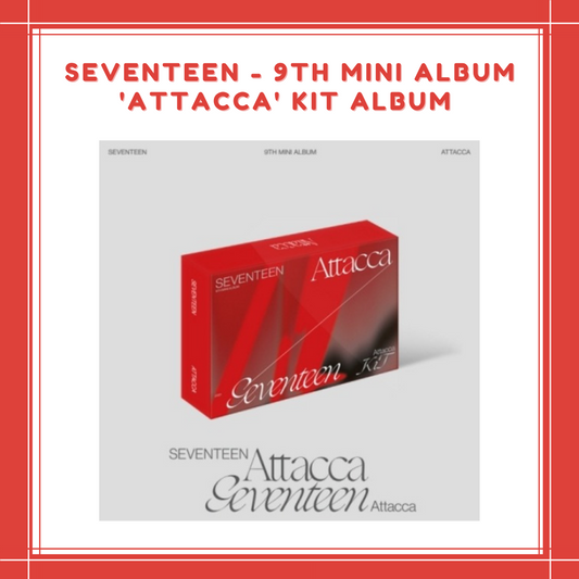 [PREORDER] SEVENTEEN - 9TH MINI ALBUM 'ATTACCA' KIT ALBUM