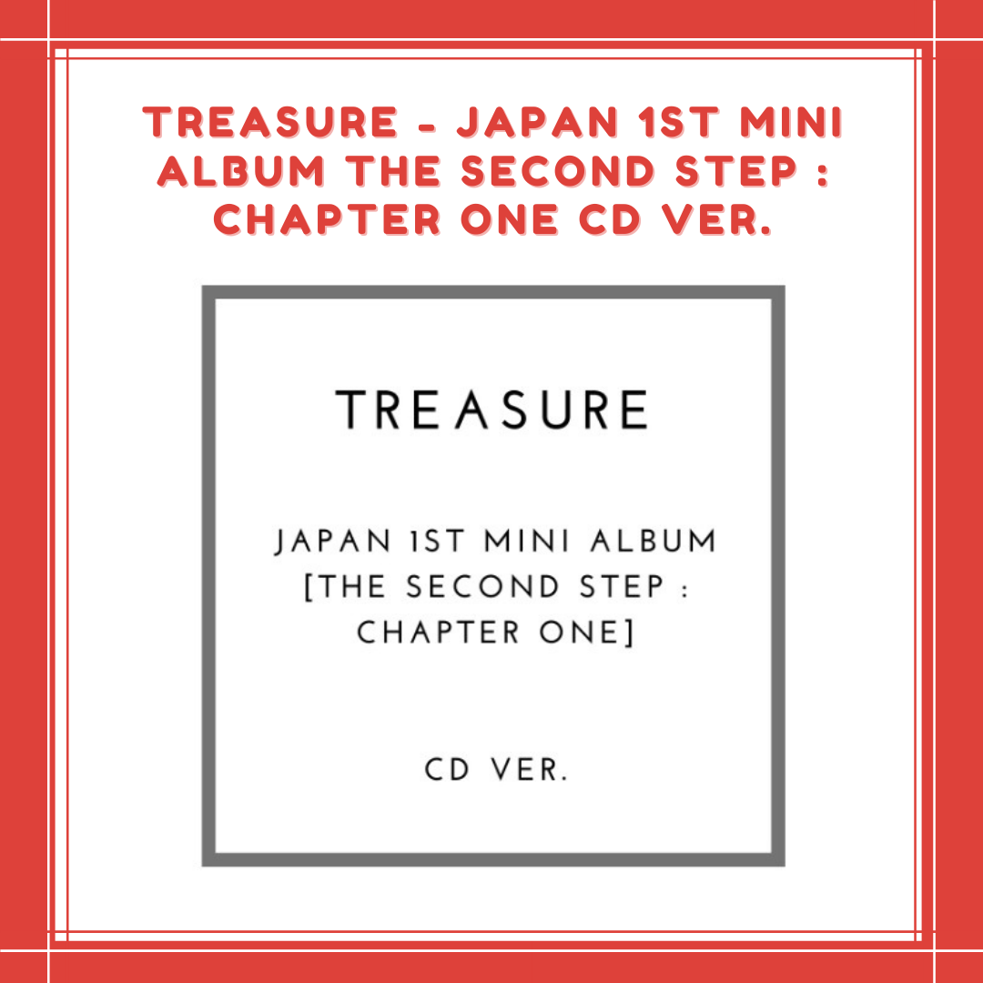 [PREORDER] TREASURE JAPAN 1ST MINI ALBUM THE SECOND STEP : CHAPTER ONE CD VER.