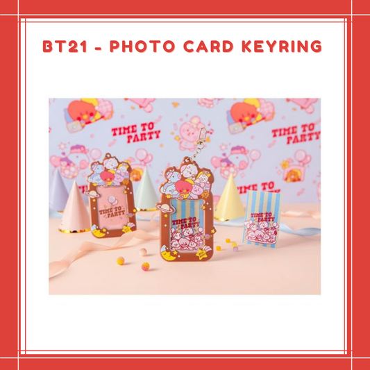 [PREORDER] BT21 - PHOTO CARD KEYRING