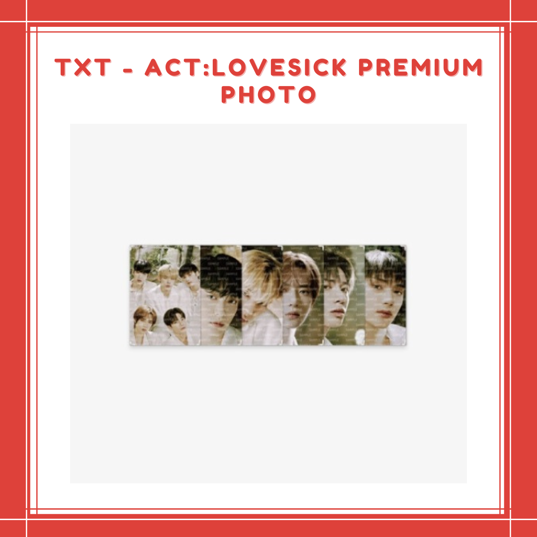 [PREORDER] TXT - ACT:LOVESICK PREMIUM PHOTO