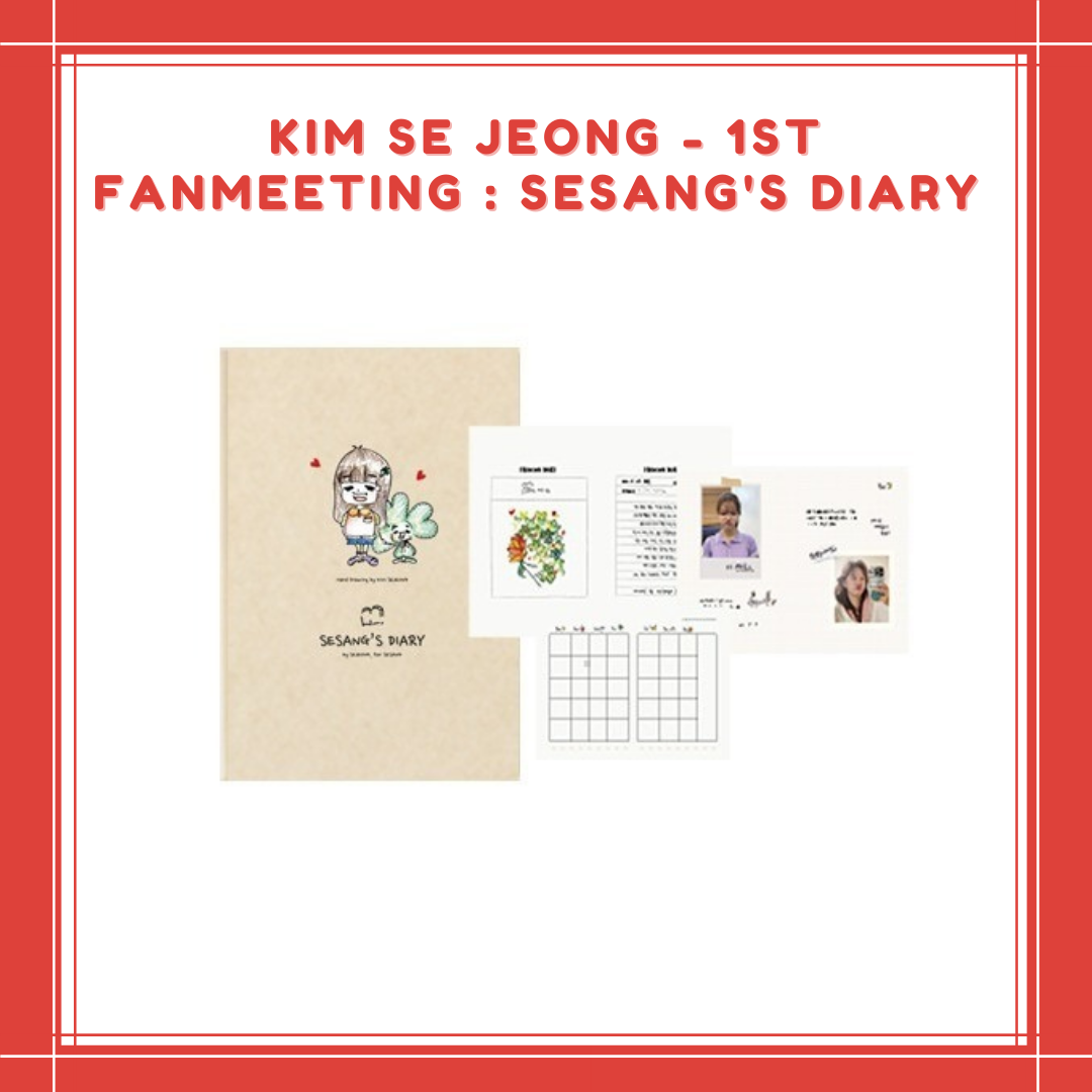 [PREORDER] KIM SE JEONG - 1ST FANMEETING : SESANG'S DIARY