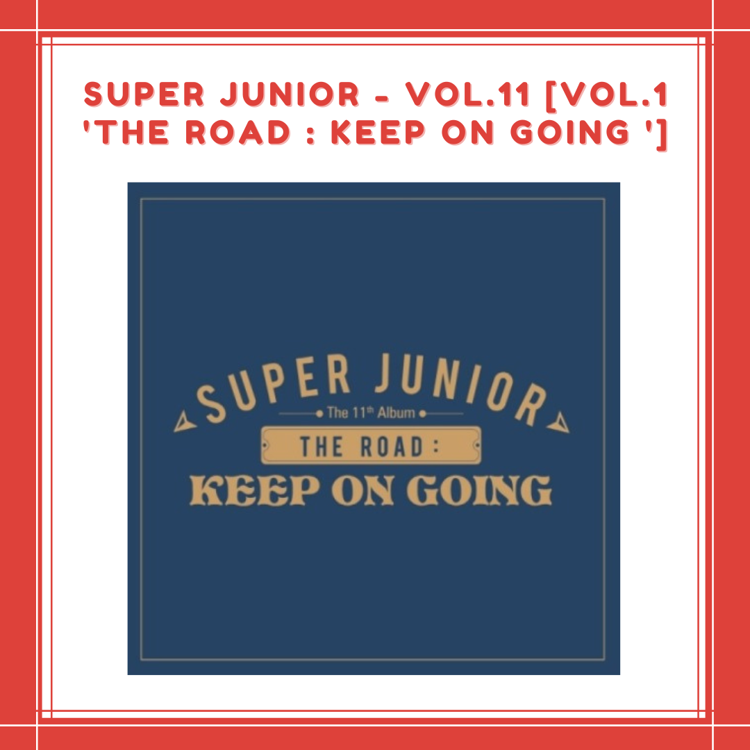 [PREORDER] SUPER JUNIOR - VOL.11 Vol.1 'THE ROAD : KEEP ON GOING '