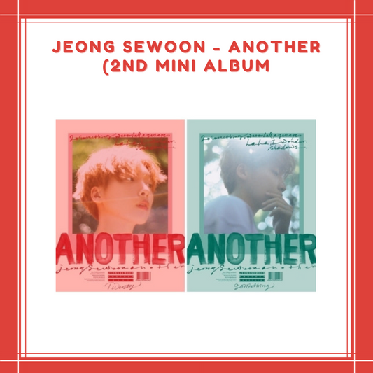 [PREORDER] JEONG SEWOON - ANOTHER (2ND MINI ALBUM)