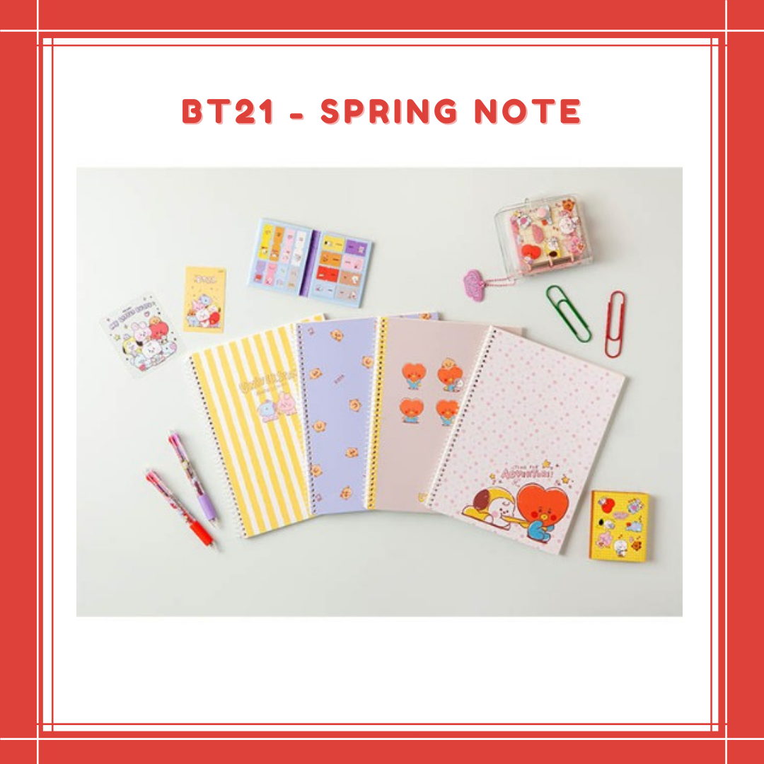 [PREORDER] BT21 - SPRING NOTE