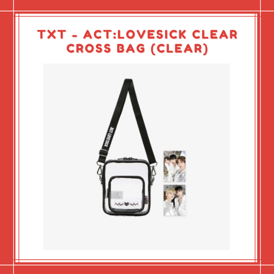 [PREORDER] TXT - ACT:LOVESICK CLEAR CROSS BAG (CLEAR)