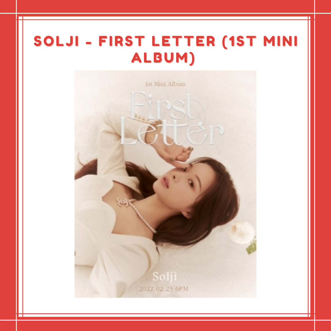 [PREORDER] SOLJI - FIRST LETTER (1ST MINI ALBUM)