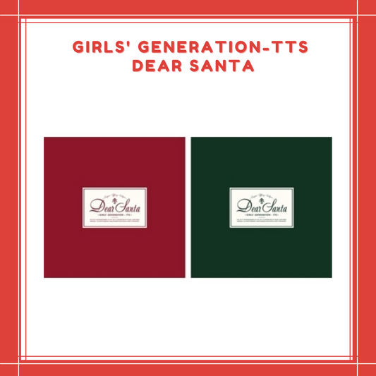 [PREORDER] GIRLS' GENERATION-TTS - DEAR SANTA