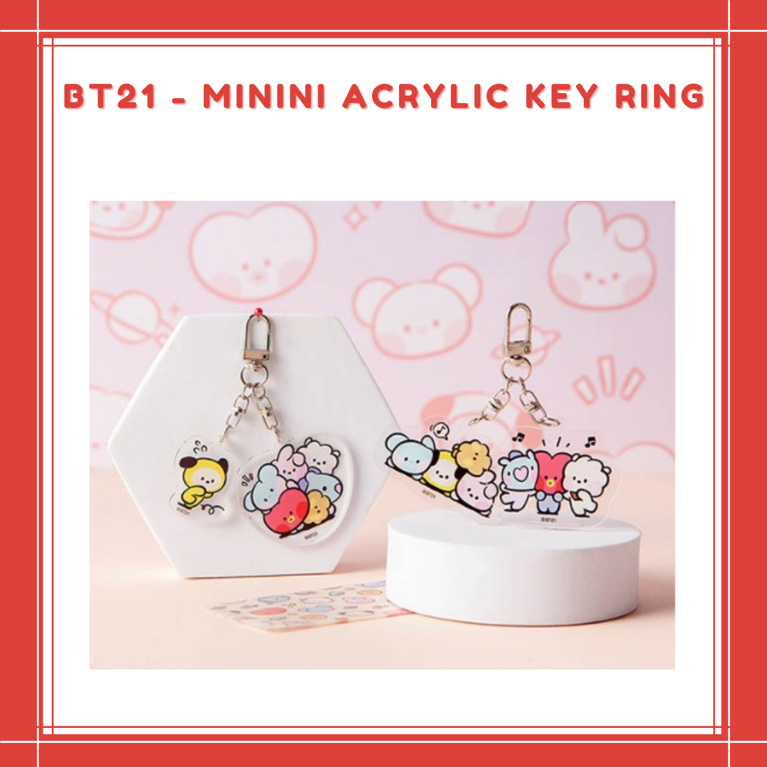 [PREORDER] BT21 - MININI ACRYLIC KEY RING