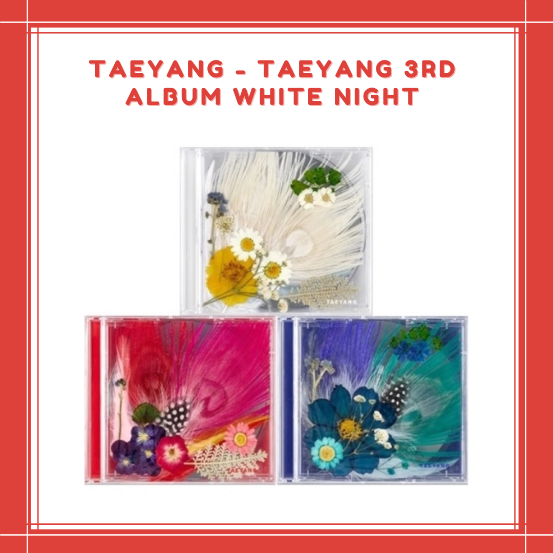 [PREORDER] TAEYANG - TAEYANG 3RD ALBUM WHITE NIGHT