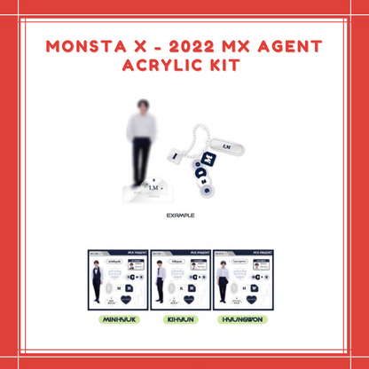 [PREORDER] MONSTA X - 2022 MX AGENT ACRYLIC KIT
