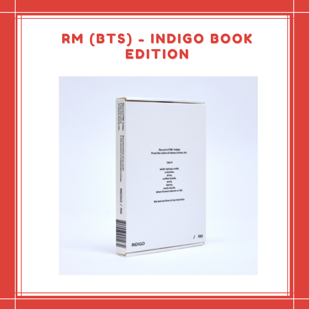 [PREORDER] RM (BTS) - INDIGO BOOK EDITION