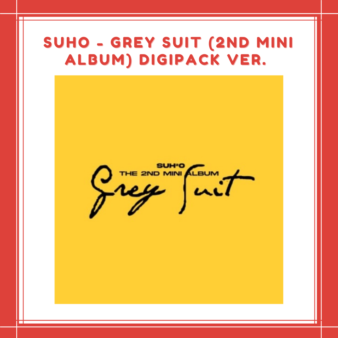 [PREORDER] SUHO - GREY SUIT (2ND MINI ALBUM) DIGIPACK VER.