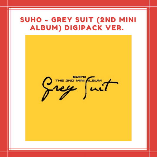 [PREORDER] SUHO - GREY SUIT (2ND MINI ALBUM) DIGIPACK VER.