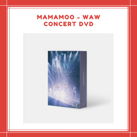[PREORDER] MAMAMOO - WAW CONCERT DVD