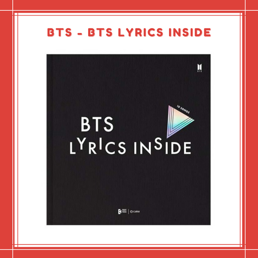 [PREORDER] BTS - BTS LYRICS INSIDE