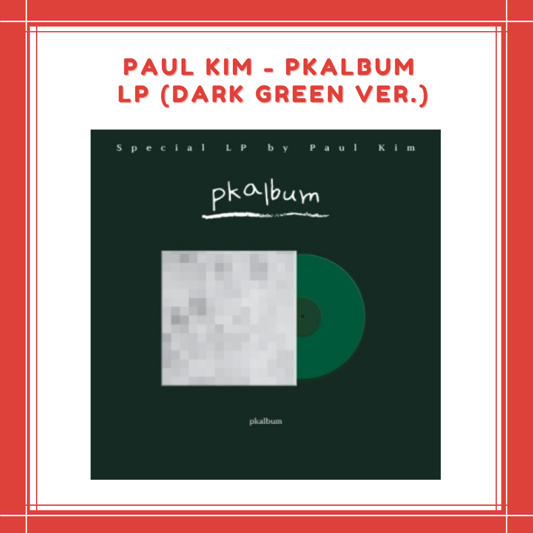 [PREORDER] PAUL KIM - PKALBUM LP (DARK GREEN VER.)