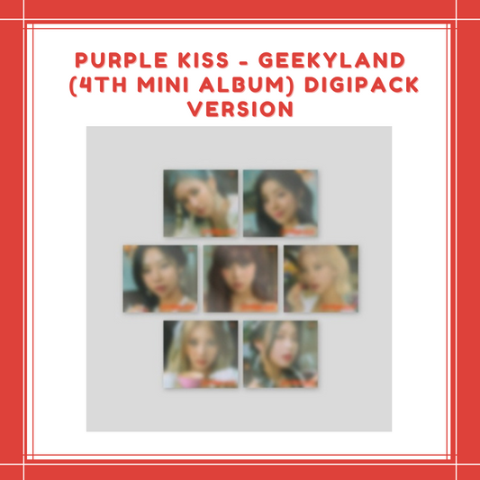 [PREORDER] PURPLE KISS - GEEKYLAND (4TH MINI ALBUM) DIGIPACK VERSION