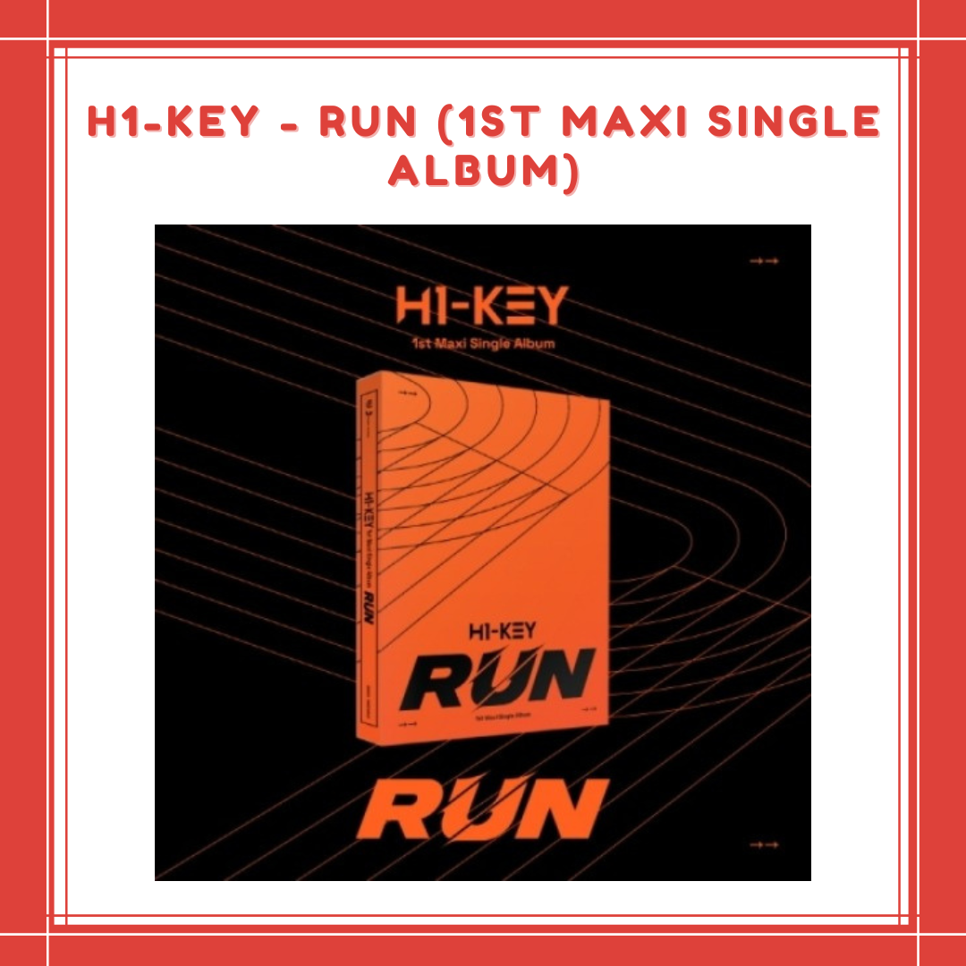 [PREORDER] H1-KEY - RUN (1ST MAXI SINGLE ALBUM)