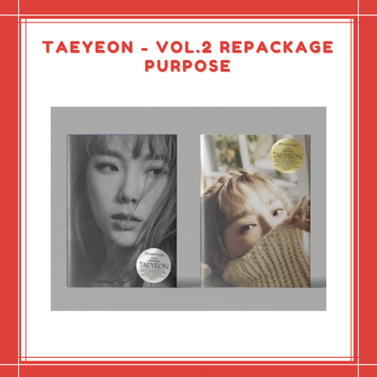 [PREORDER] TAEYEON - VOL.2 REPACKAGE PURPOSE