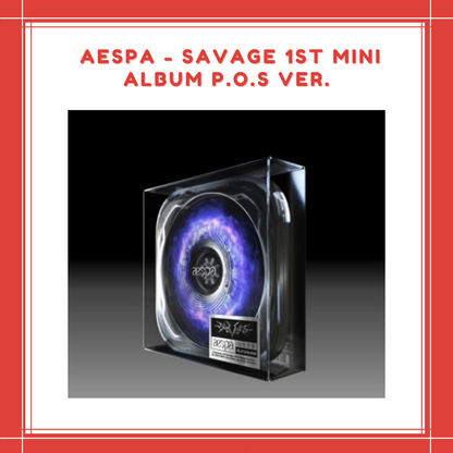 [PREORDER] AESPA - SAVAGE 1ST MINI P.O.S VER.