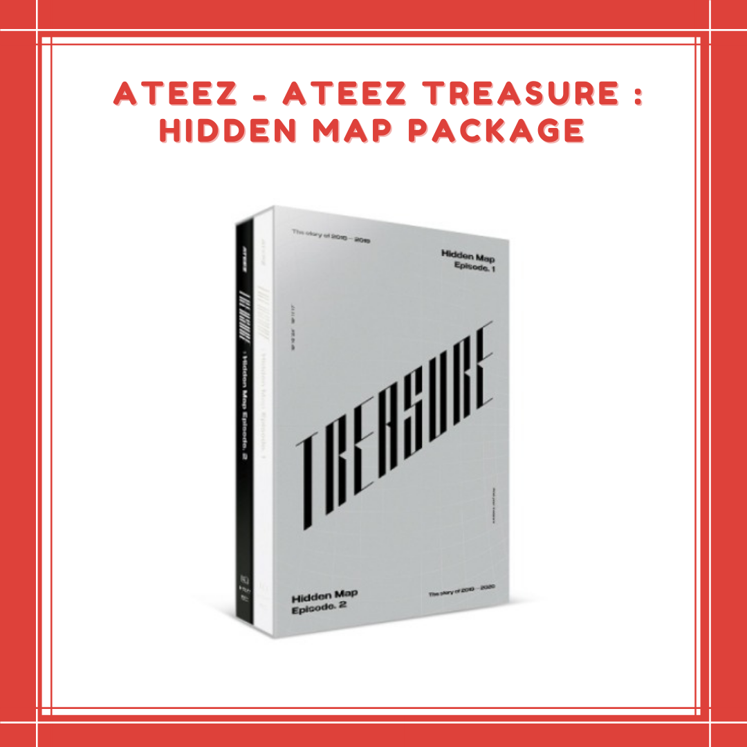 [PREORDER] ATEEZ - ATEEZ TREASURE : HIDDEN MAP PACKAGE