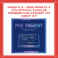 [PREORDER] MONSTA X - 2022 MONSTA X 6TH OFFICIAL FANCLUB MONBEBE FAN-CONCERT MX AGENT KIT