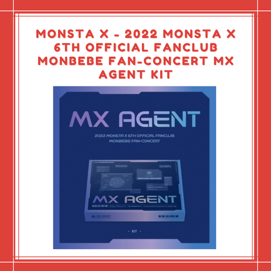 [PREORDER] MONSTA X - 2022 MONSTA X 6TH OFFICIAL FANCLUB MONBEBE FAN-CONCERT MX AGENT KIT