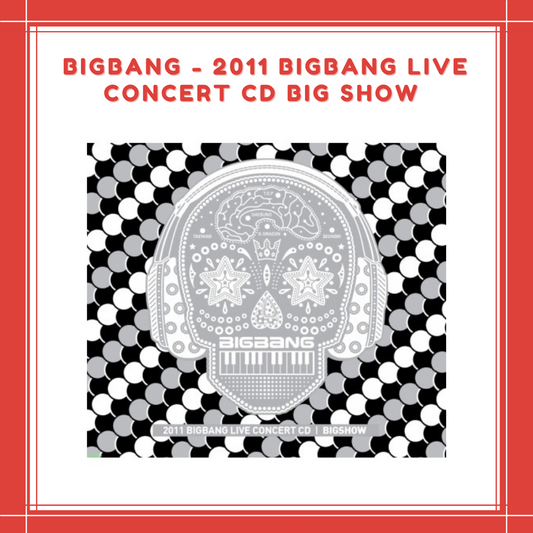 [PREORDER] BIGBANG - 2011 BIGBANG LIVE CONCERT CD BIG SHOW